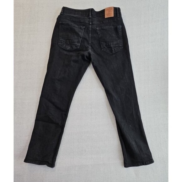 Nat Nast Jeans Men's 34x30 Black Straight Baggy Loose Skater Goth Grunge Emo Y2K - Picture 2 of 16